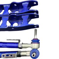 AUTOJACK 4 Buah Lengan Camber+Toe Belakang Baja yang Dapat Disesuaikan untuk Subaru Forester Outback/Toyota 86