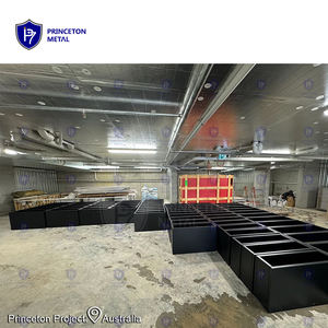 Уличный современный прочный легкосборный алюминиевый большой прямоугольный ящик для растений на заказ для коммерческих и общественных пространств - Product Image 4