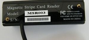 <span class=keywords><strong>Lecteur</strong></span> de cartes de crédit USB portable MSR003 en gros, ABS, bidirectionnel, compatible OPOS/JPOS, bande magnétique à 3 pistes - Product Image 3