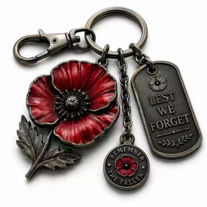 Portachiavi in Metallo <span class=keywords><strong>Iron</strong></span> Maiden <span class=keywords><strong>The</strong></span> Trooper 1983-2026 con Pendente Teschio e Bandiera Union Jack - Product Image 3