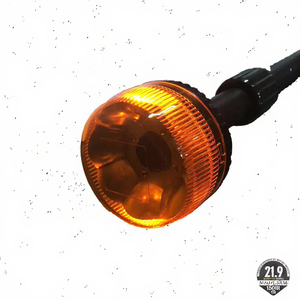 Tesla nuevo LED estroboscópico advertencia giratoria intermitente luz trasera DRL accesorios de luz de tablero para montaje de poste de coche de Motociclismo - Product Image 3