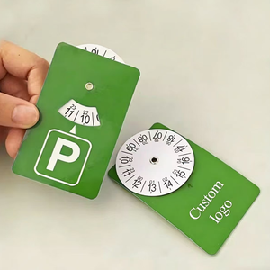 <span class=keywords><strong>Disque</strong></span> <span class=keywords><strong>de</strong></span> <span class=keywords><strong>stationnement</strong></span> numérique pour voiture, personnalisé en usine, imprimé recto-verso, avec horloge et minuteur - Product Image 4