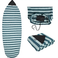 Housse de planche de surf OEM/ODM en tissu tricoté extensible – Sac de protection pour planches de surf tailles 6'0", 6'6", 7'0"