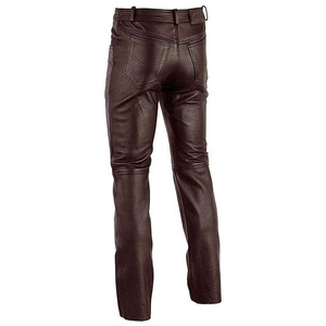 Pantalón de Cuero Casual Ligero Hecho a Medida con Precio de Mayoreo para Hombre, Logotipo Personalizado, Diseño Único, Pantalón Masculino Profesional de Alta Calidad - Product Image 6