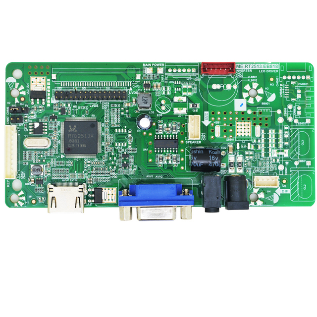 Programmable ME.RT2513.EB818 LCD Driver Board - Universal Burn/Flash Firmware for Custom TFT LCD Displays
