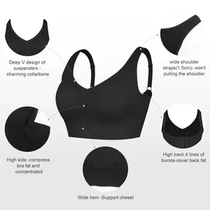 2024 Nieuwe Ontwerp Vrouwen Afslanken Shapewear Push-Up Bh Body Shaper Bh Diepe Cup Bh Shapewear Voor Vrouwen