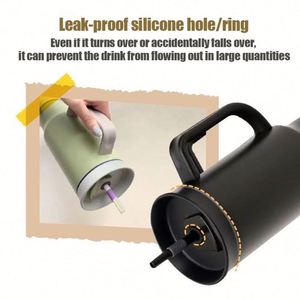 Offre Spéciale – Tasse à Café Personnalisée en Acier Inoxydable 304, Tasse Isotherme Sous Vide, Cadeau d'Événement, Tasse Imprimée avec Couvercle et Paille, avec Logo Personnalisé - Product Image 5