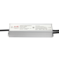 CUL FCC CE RoHS Certifié 4-en-1 Dimmable LED Driver 0-10V Sortie Unique IP67 Étanche AC-DC LED Éclairage 12V 24V 200W