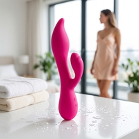 Leistungsstarker Erwachsenen-Vibrator Sexspielzeug für Frauen G-Punkt Vibrierender Stoßender Dual-Stimulations-Klitoris-Massager Rabbit-Vibrator Sextoy