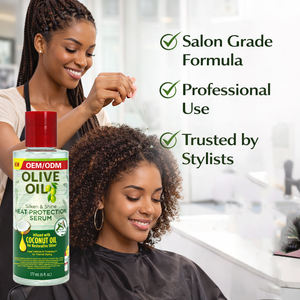 Suero Capilar con Protección Térmica de Aceite de Oliva y Coco, Marca Privada OEM ODM, Aceite Reparador Orgánico para el Cabello, Control del Frizz, Brillo Restaurador - Product Image 3