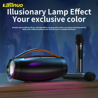 Haut-parleur portable pour l'extérieur BT Haut-parleur TF/USB à double effet Grand haut-parleur 20W Caisson de basses haute puissance avec son supérieur
