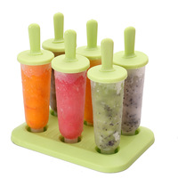 Usine bricolage moule à Popsicle poche chaude sorbetière été boîte à glace en plastique pour crème glacée maison et sucettes glacées