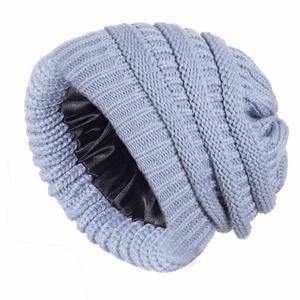 Gorro de invierno a la moda para hombres y mujeres, gorro de lana de Color sólido, tejido cálido y elegante para esquiar, uso diario, fiestas de ciclismo - Product Image 3