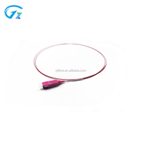 Approvisionnement d'usine FTTH LSZH 0.9mm SC OM4 Simplex MM 62.5/125 Fibre Optique Pigtail