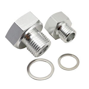 อะแดปเตอร์ M12ไฮดรอลิกอะลูมิเนียมอัลลอยด์ M16สำหรับ LS1อะไหล่มาตรวัดอุณหภูมิน้ำหล่อเย็น - Product Image 4