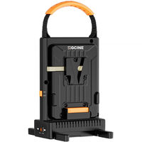 Station de charge double batterie V-Mount ZGCINE VM-C2 avec poignée, sortie CC 14,8 V, alimentation à charge rapide pour équipement d'éclairage vidéo