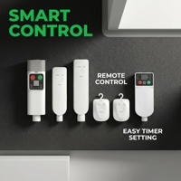 Contrôleur rechargeable pour guirlandes lumineuses, 6 styles, USB Type C, 8 modes, minuterie, mémoire, crochet, ajustement universel, LED écologique