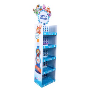 Présentoir de sol en carton ondulé personnalisé avec impression couleur pour la promotion de snacks, boissons, <span class=keywords><strong>vodka</strong></span> et bière - Product Image 4