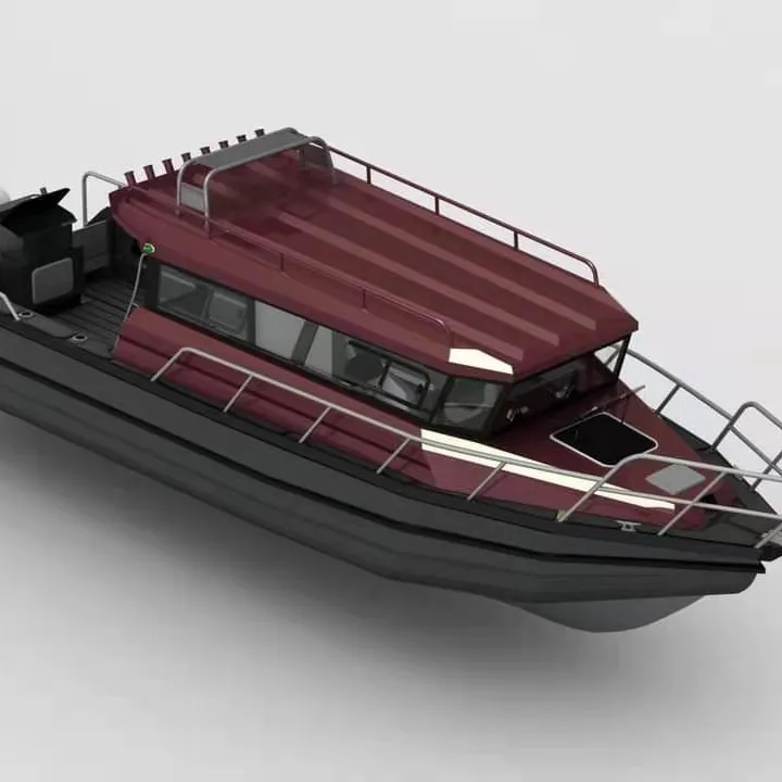Poseidon 30ft 9m barca da lavoro barca sportiva Yacht cabinato barca da pesca in alluminio con motore fuoribordo