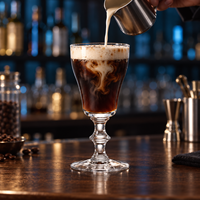 Großhandel Retro Irish Coffee Glas Absinth Cocktail Kelch Kleine Kapazität Spirituosen Short Drink Becher für Bar Café mit individuellem Logo