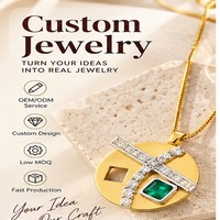 Fabricant de bijoux personnalisés OEM ODM, collier avec pendentif personnalisé, plaqué or, bijoux de mode avec emballage logo pour femmes