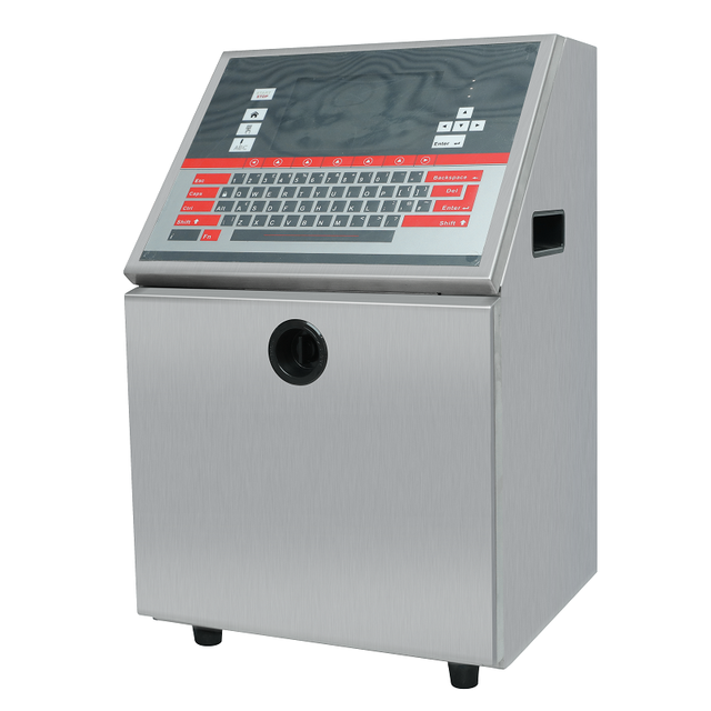 FAST JET Industrial Batch Coding CIJ Inkjet Printer Continuous Industrial Label Printer Expiry Date Printing Function Supplies