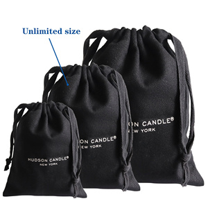 Pochette en toile recyclable avec cordon de serrage et logo personnalisé, impression sérigraphique pour la promotion - Emballage cadeau, housse anti-poussière pour chapeau et chaussures - Product Image 2