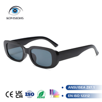 Lunettes de soleil ovales tendance UV400, vente en gros, monture PC durable de qualité supérieure, confortables, pour femmes et hommes, logo personnalisé, fournisseur OEM