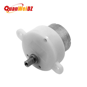 Motorreductor de CC en miniatura Js30 de 32 mm con montaje de brida, 600 RPM, para ventiladores y motores de manualidades - Product Image 1