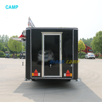 Comercial Street Fast Vending Chariots Coffee Van Remorque alimentaire mobile Boba Tea Food Truck Donut Van