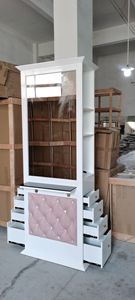 2022 ultime stazioni di specchi per parrucchieri professionali per uso professionale nero classico per uso professionale - Product Image 2