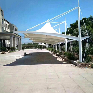 Stazione di pedaggio per aeroporto struttura in acciaio con ombreggiatura a membrana a trazione - Product Image 4