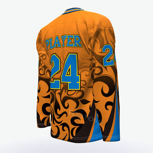Maillot de gardien de but de hockey sublimé réversible en polyester 100% personnalisé pour adultes Vêtements de hockey sur glace réversibles - Product Image 5