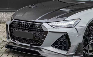 Bộ body kit sợi carbon khô kiểu MSY hiệu suất cao, độ vừa khít 100%, dành cho mui xe trước của Audi RS6 - Product Image 5