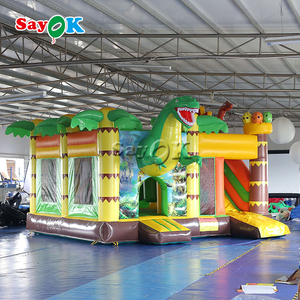 Inflatable bounce house cheap inflatable bounce house courtyard allaperto inflatable castle jump - Product Image 5
