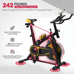 Bicicleta de Spinning Life Fit para Ejercicio Cardiovascular, Bicicleta de Gimnasio para Interiores, Bicicleta de Spinning Master Fitness - Product Image 4
