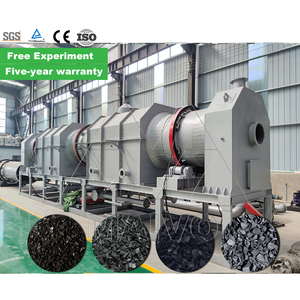 Charbon de bois de charbon de bois faisant la machine Certification CE Coquille de noix de coco Biochar - Product Image 5