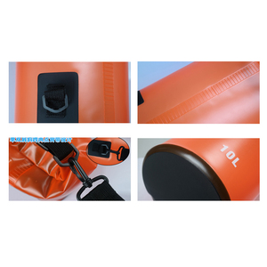 Borsa a secco <span class=keywords><strong>in</strong></span> PVC personalizzata per esterni ultraleggeri e impermeabili, sacco a secco trasparente di dimensioni 2L 5L 10L 15L 20L per campeggio ed escursionismo - Product Image 4