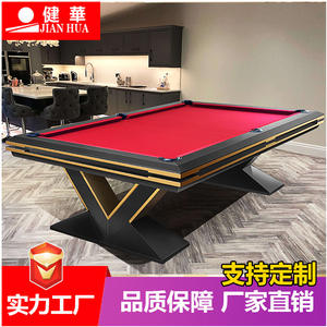 Trípode en forma <span class=keywords><strong>de</strong></span> V personalizado mesa <span class=keywords><strong>de</strong></span> billar <span class=keywords><strong>de</strong></span> madera maciza con cojín <span class=keywords><strong>de</strong></span> <span class=keywords><strong>pizarra</strong></span> diseño <span class=keywords><strong>de</strong></span> habitación <span class=keywords><strong>de</strong></span> ocho bolas negro chino - Product Image 2