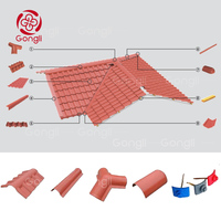 Tuiles de toit en résine PVC UPVC enduite ASA Tuile de toit en résine synthétique imperméable pour maison Toit en tôle de couverture au design traditionnel extérieur
