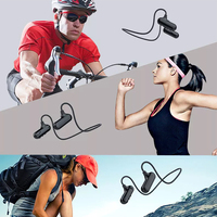 Nouveaux produits V5.0 Casque sans fil à bande de cou stéréo haute définition avec transmission de la voix par conduction osseuse Bluetooth