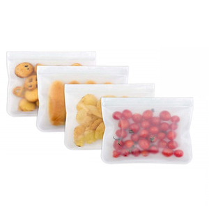 Sacs de conservation alimentaire en silicone PEVA écologiques réutilisables personnalisables - Product Image 2