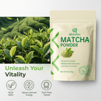 Qbioflex Extrait de Plantes Poudre de Thé Vert Matcha Certifié Superaliment Herbal Fin Nutriments Végétaux Naturels