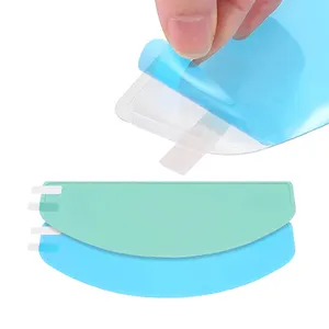 Fabrika satış plastik Anti yağmur filmi kask Antifog Visor eklemek için kask