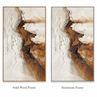 Peintures et décorations murales : Peinture à l'huile artisanale, style impasto texturé 3D vintage français, vente en gros, grande œuvre d'art pour salon