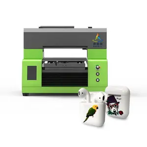 2021 Hochwertiger Flachbett-UV-Drucker im Format A3 A4 zum Aufladen von Karten-Visitenkarten-Druckmaschinen