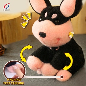 Chengji arı köpek bebek stung can bark elektrik şarkı sevimli peluş dolması bal yavru oyun set müzikal bebek oyuncak konuşan köpek - Product Image 3