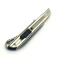 Couteau de sécurité rétractable automatique Yongheng en alliage d'aluminium de 25 mm avec poignée en plastique