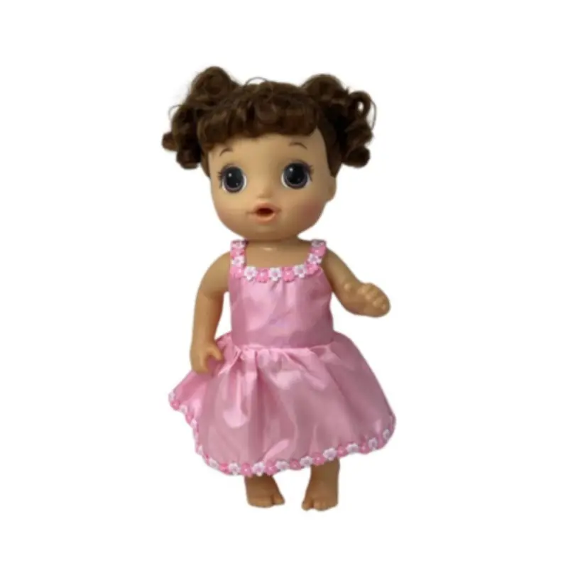 Custom14インチの女の赤ちゃんと小さな赤ちゃんの人形、ドレス付きまたは服なし