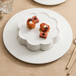 Juego de Vajilla de Cerámica para Platos Fríos, Aperitivos, Purés, Ensaladas, Postres, Bandeja para Servir Purés, Tazón para Sopa, Vajilla para Buffet y Restaurante - Product Image 4